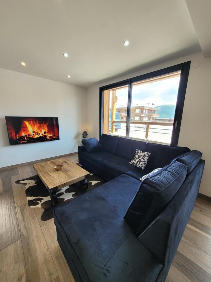 Appartement En Chalet 4 Etoiles Huez Exterior foto